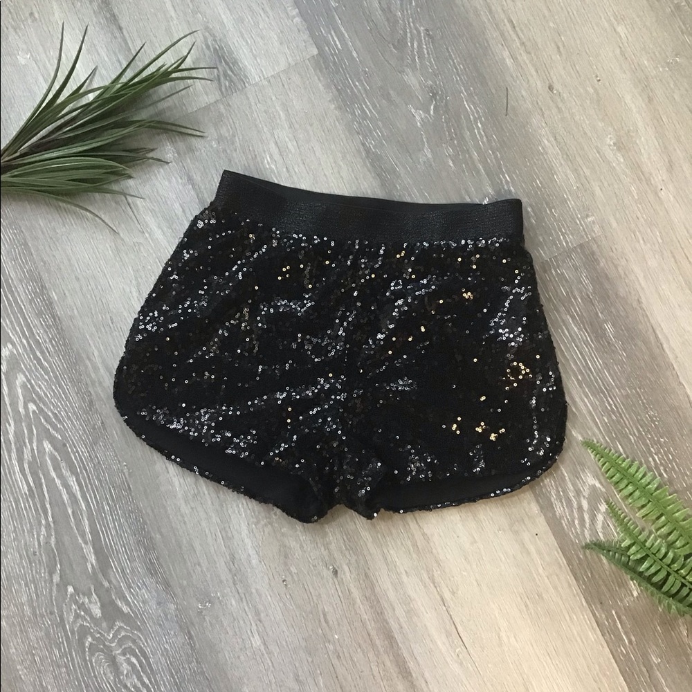 Black Sequence Shorts!